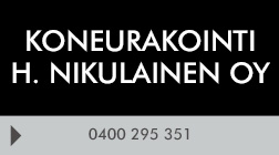 Koneurakointi H. Nikulainen Oy logo